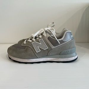 New Balance 574 Core Grey/White Women’s 7.5